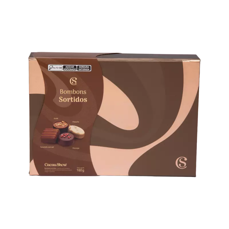 Caixa de Bb Sort Cacau Show M 160g
