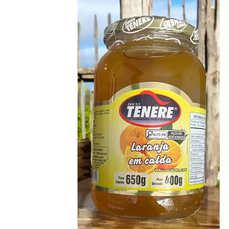 Doce de laranja em calda (Tenére)