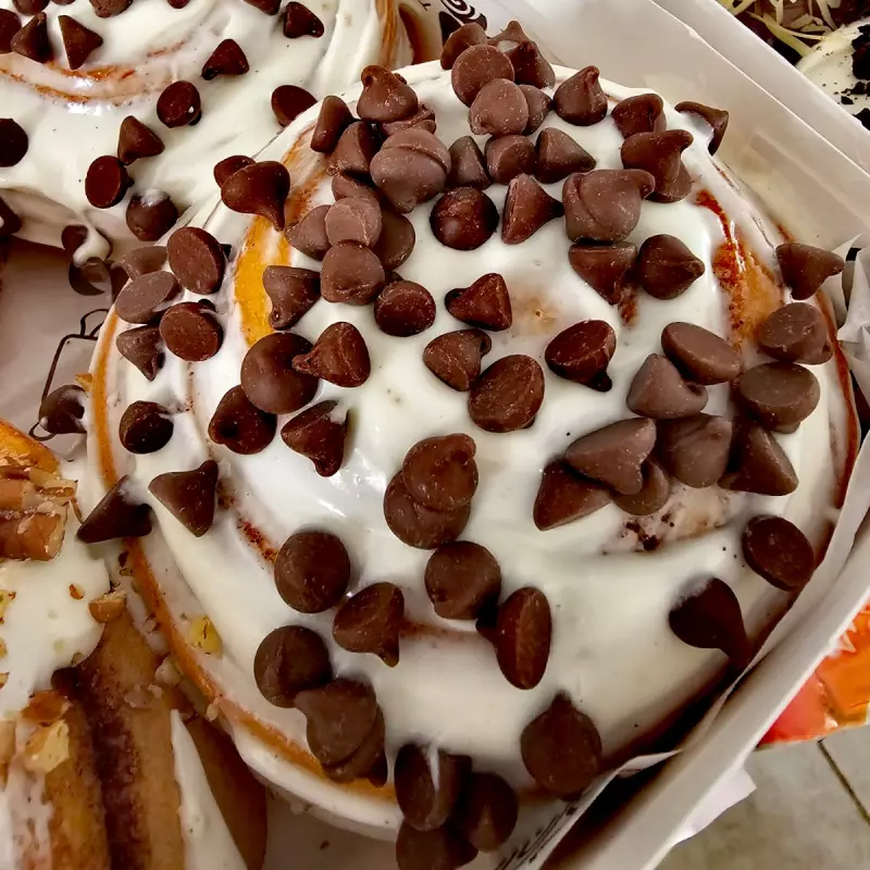 Glaseado con chispas de chocolate