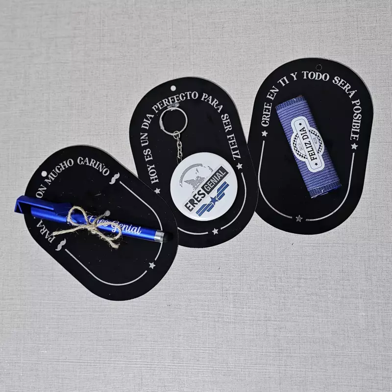 Tarjeta flor negra hombre