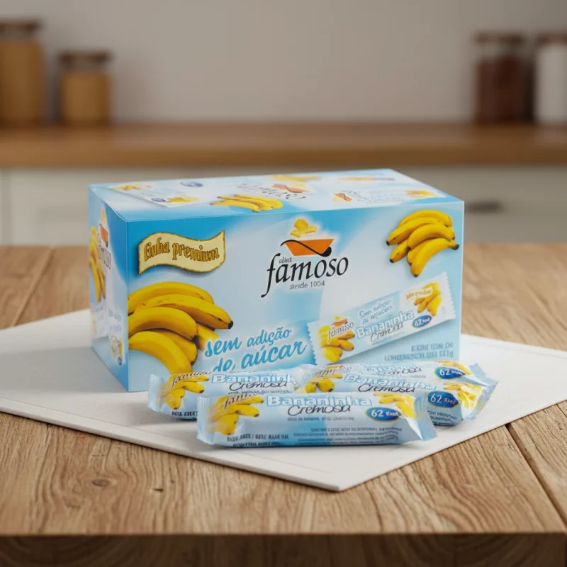 Bananinha Cremosa Diet - caix fechad
