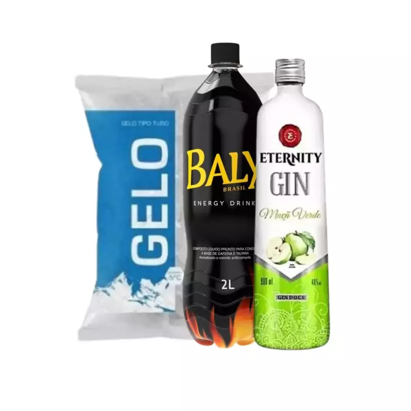 Kit Gin Eternety Maça verde