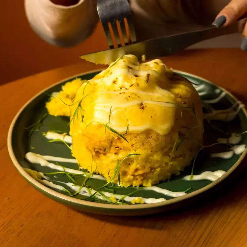 Cuscuz de Frango com Requeijão