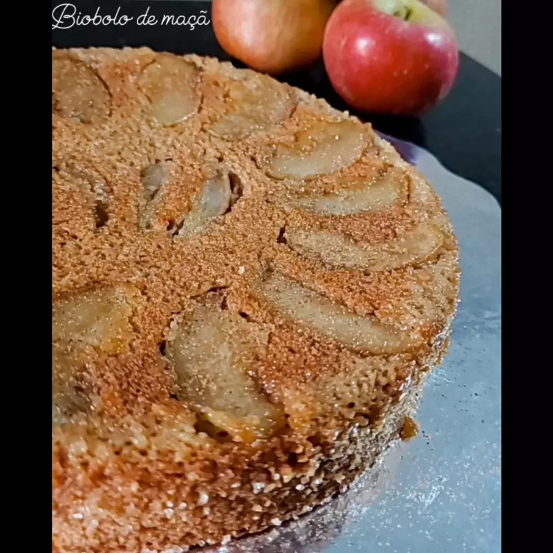 Biobolo de Maçã 0 açúcar