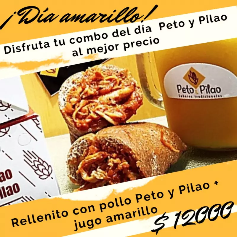 Combo rellenito pollo + jugo