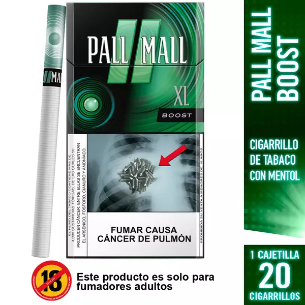 PALL MALL BOOST XL 20UN