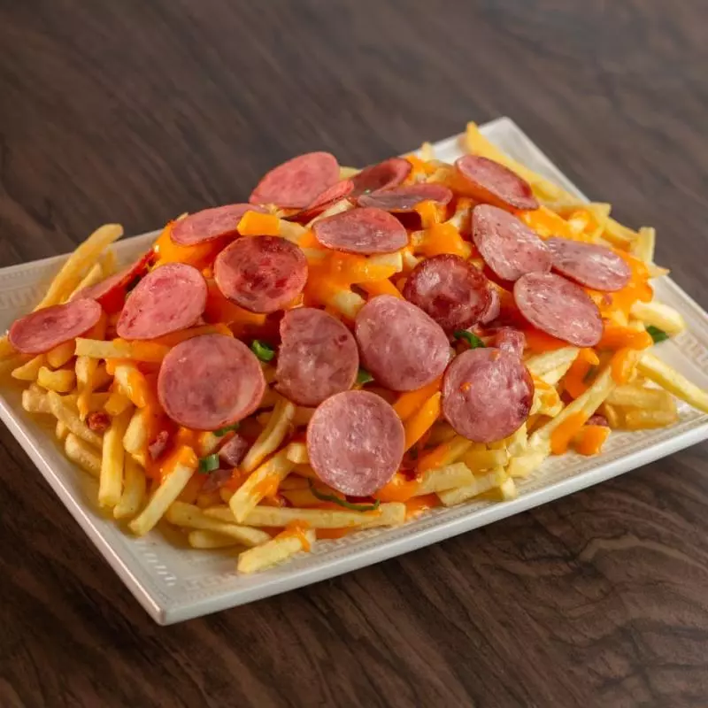 Batata Frita, Calabresa Cheddar 1kg