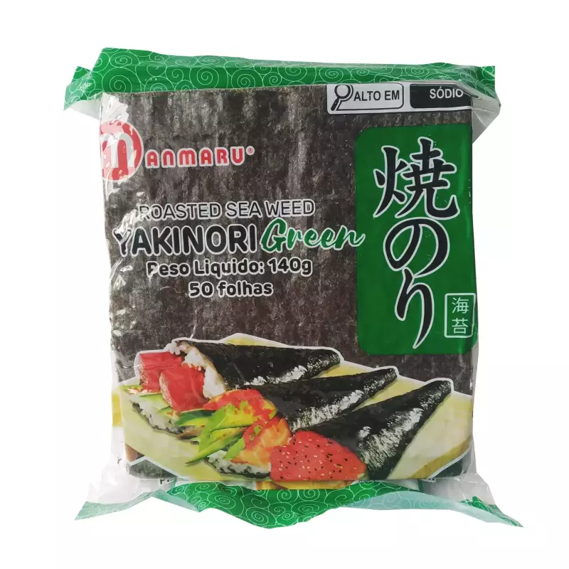 NORI GREEN MANMARU C/50 FOLHAS