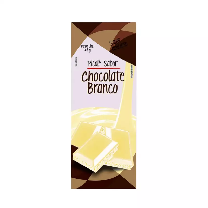 Picolé de Chocolate Branco