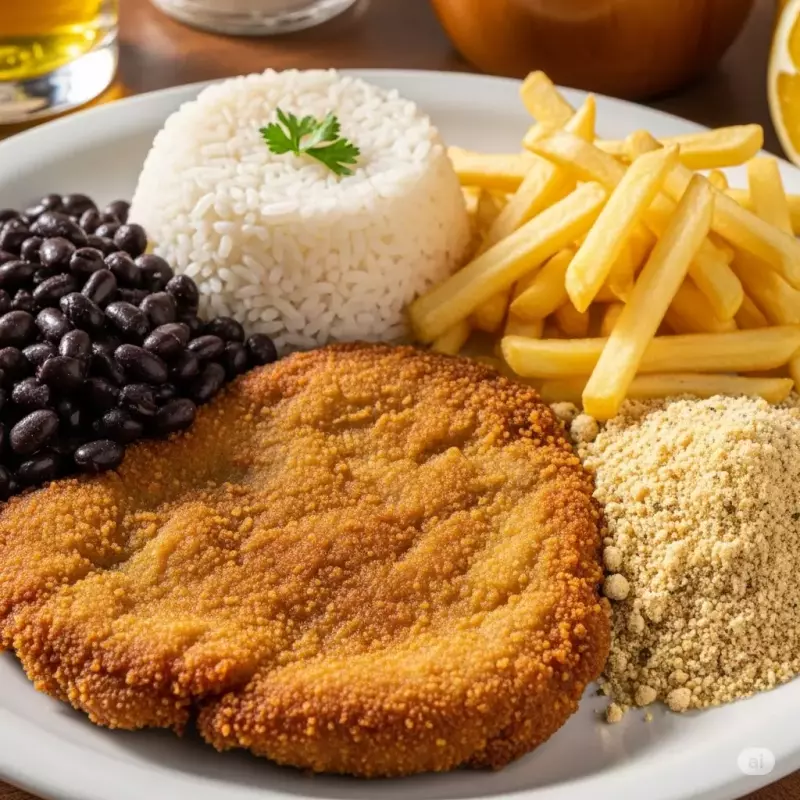 Bife à milanesa