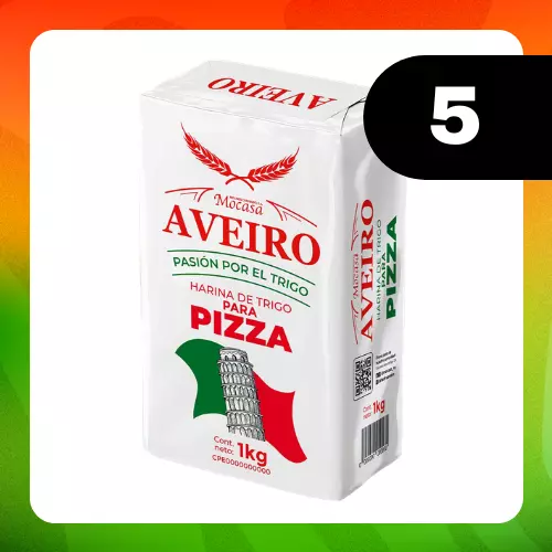 Medio Bulto Aveiro Harina Pizza 1kg