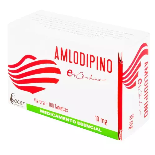 AMLODIPINO 10MG CAJA X 100 TABLETAS