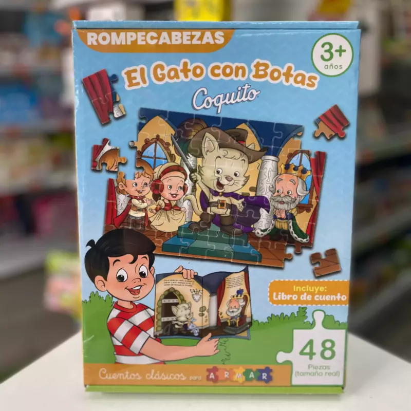 EL GATO CON BOTAS ROMPECABEZAS
