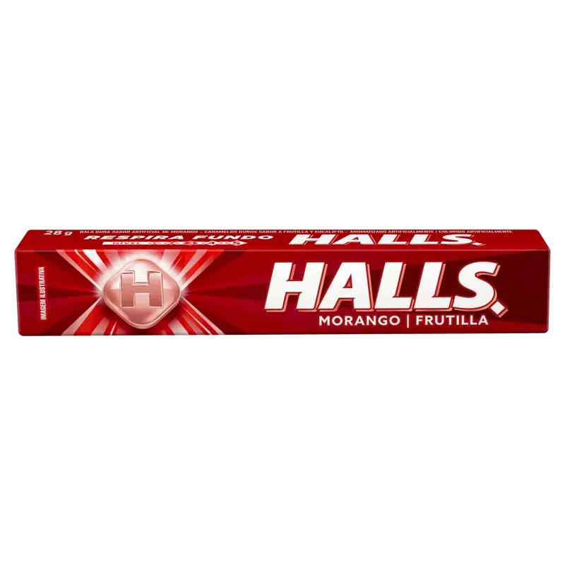 Halls Morango 28g