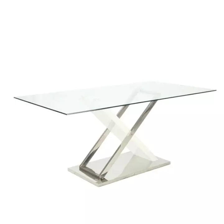 Mesa exxe base blanca 160x90