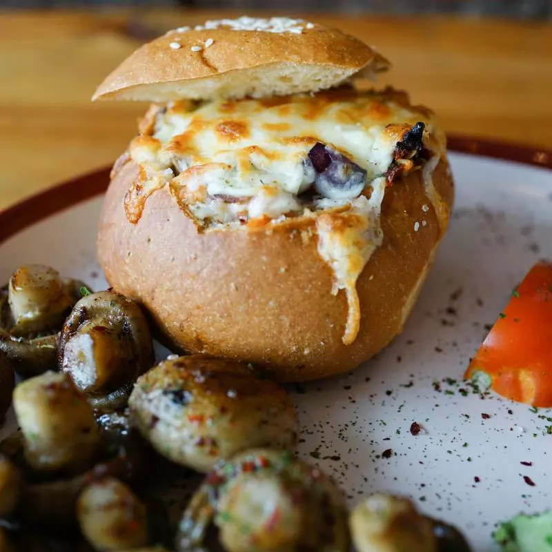 Pan Relleno/ Breakfast Bread Bowl