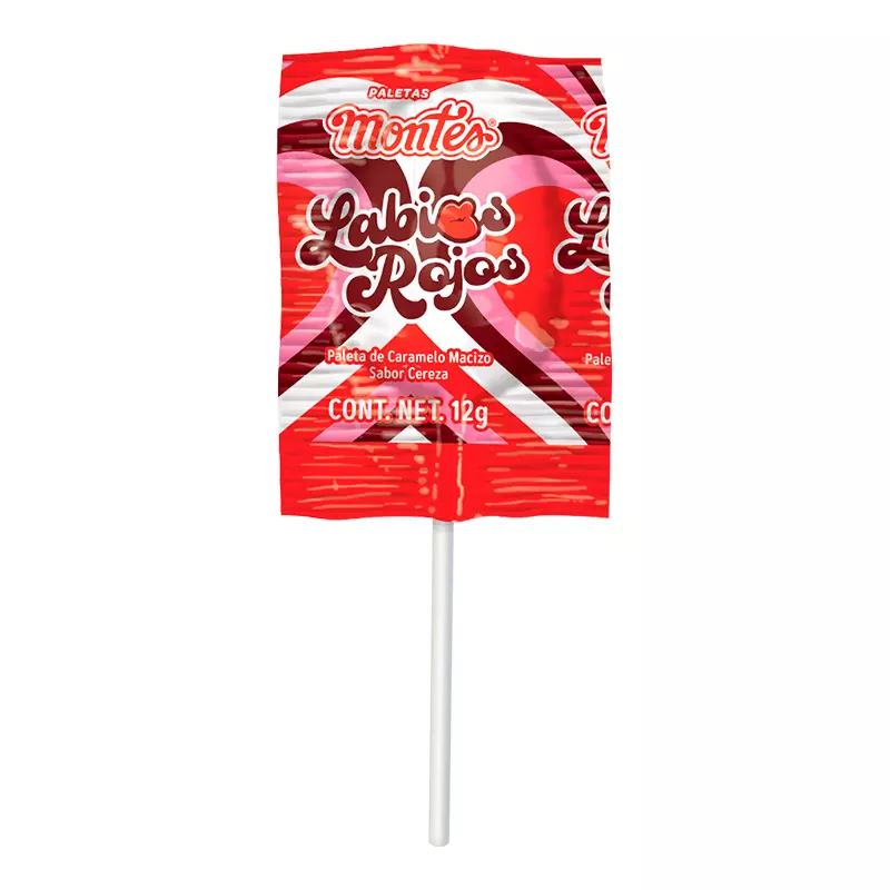 Paleta montes labios rojos