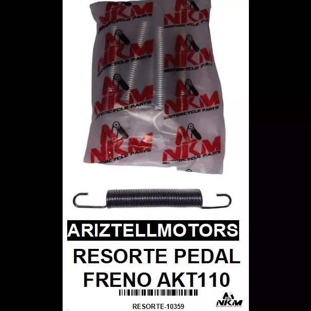 RESORTE PEDAL FRENO AKT110