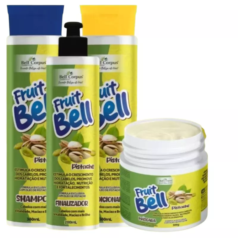 Kit Capilar Fruit Bell 4 itens