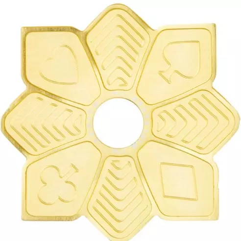 Prato Zenith Flush Grande Dourado