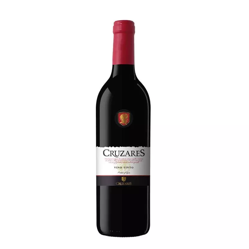 Botella de vino tinto Cruzares