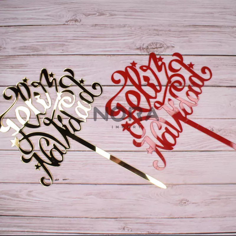 Cake Topper "Feliz Navidad"