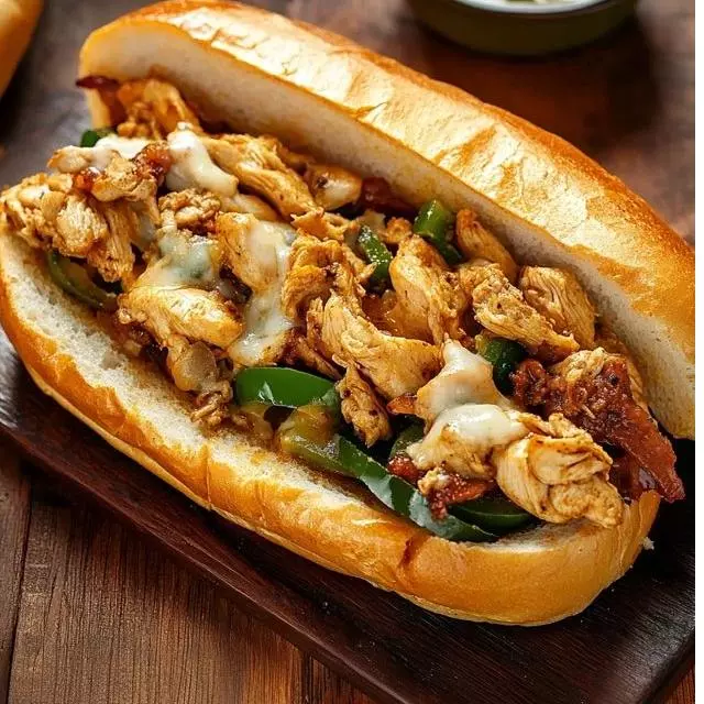 sanduiche frango com bacon