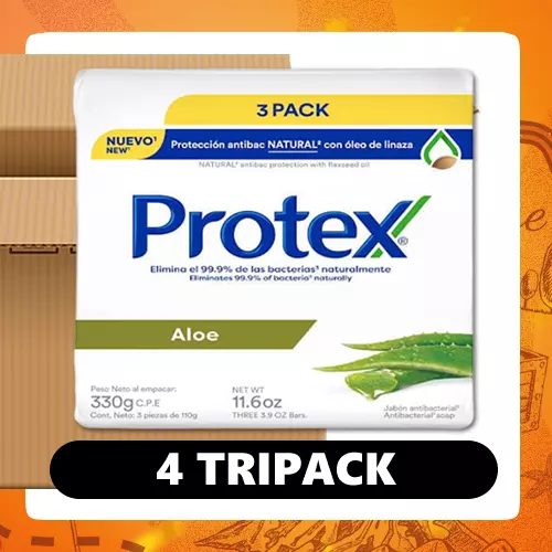 Docena Protex Jabón Aloe 110g