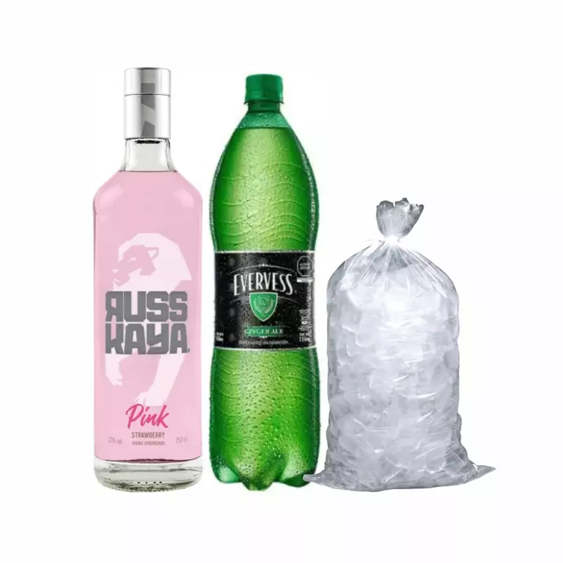 COMBO PINK RUSCAYA VODKA 750ML