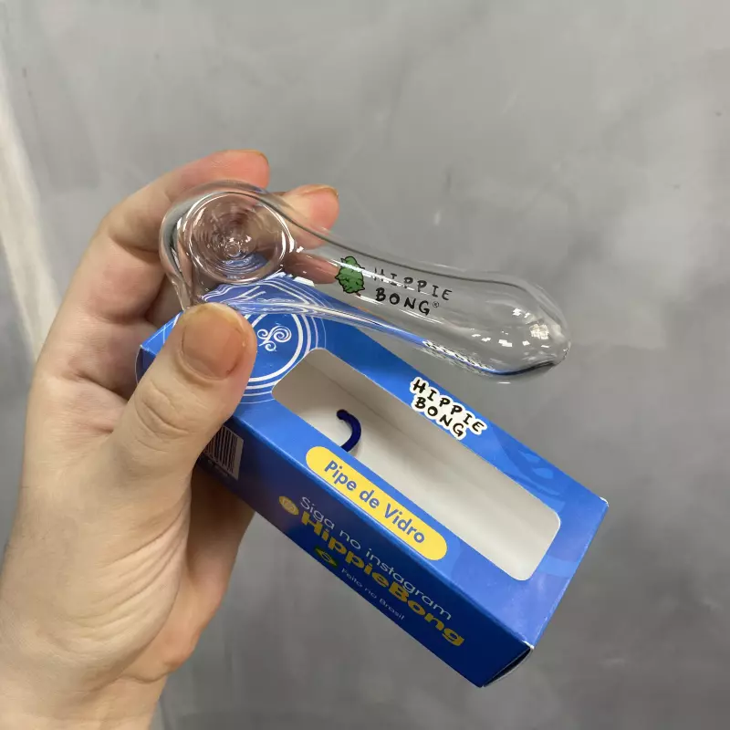 Glass pipe hippie bong