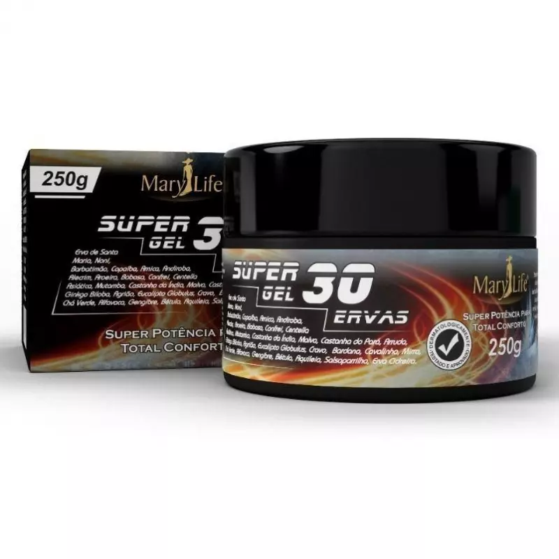 Super Gel 30 Ervas-250gr