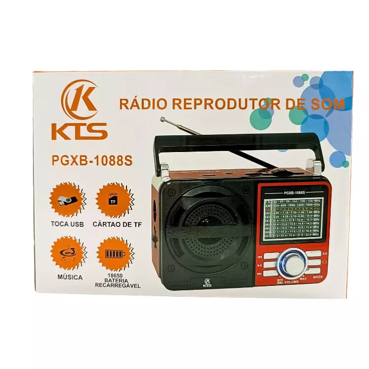 RADIO REPRODUTOR KTS FM PGXB-1088S