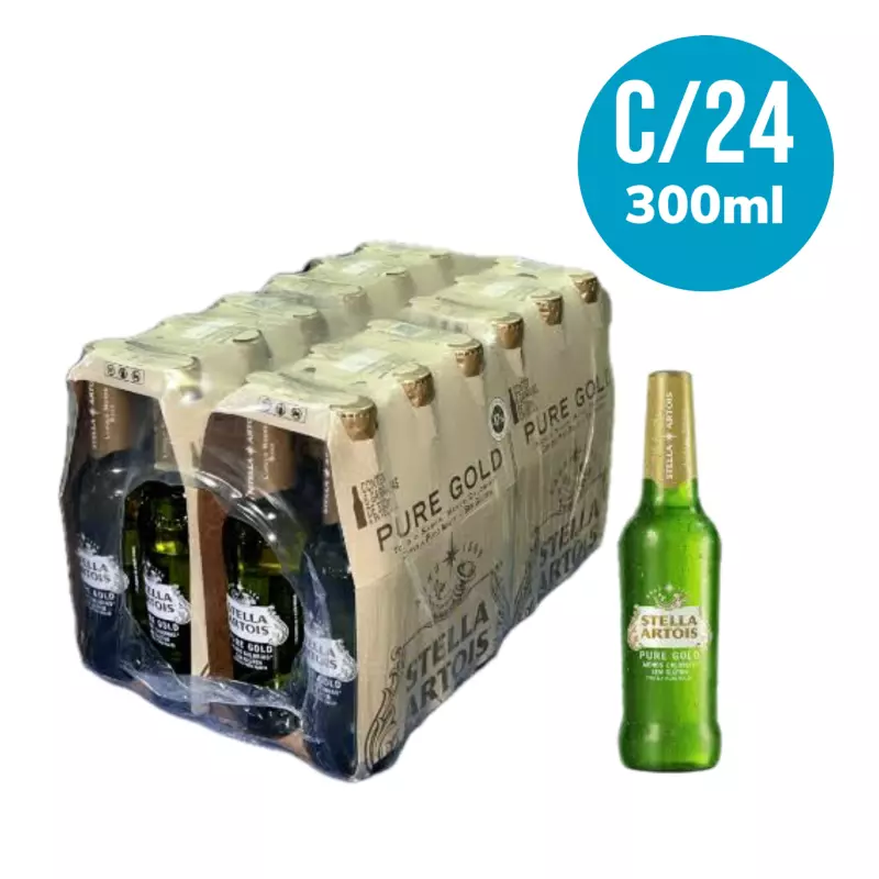 Cx C/24 Stella Pure Gold 330ml