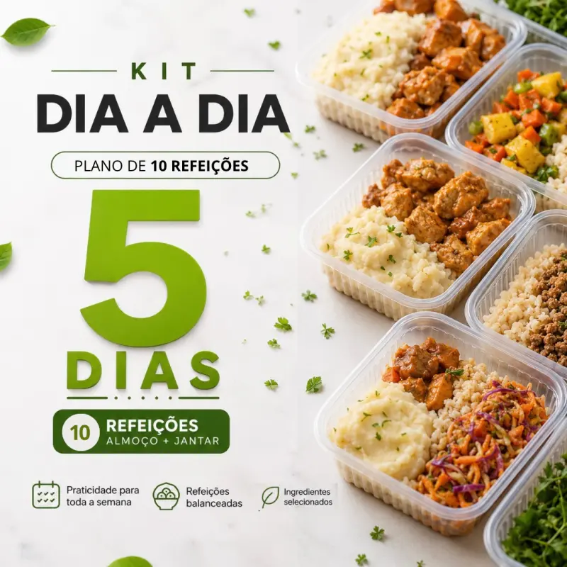 Kit 10 Refeições - 5 dias