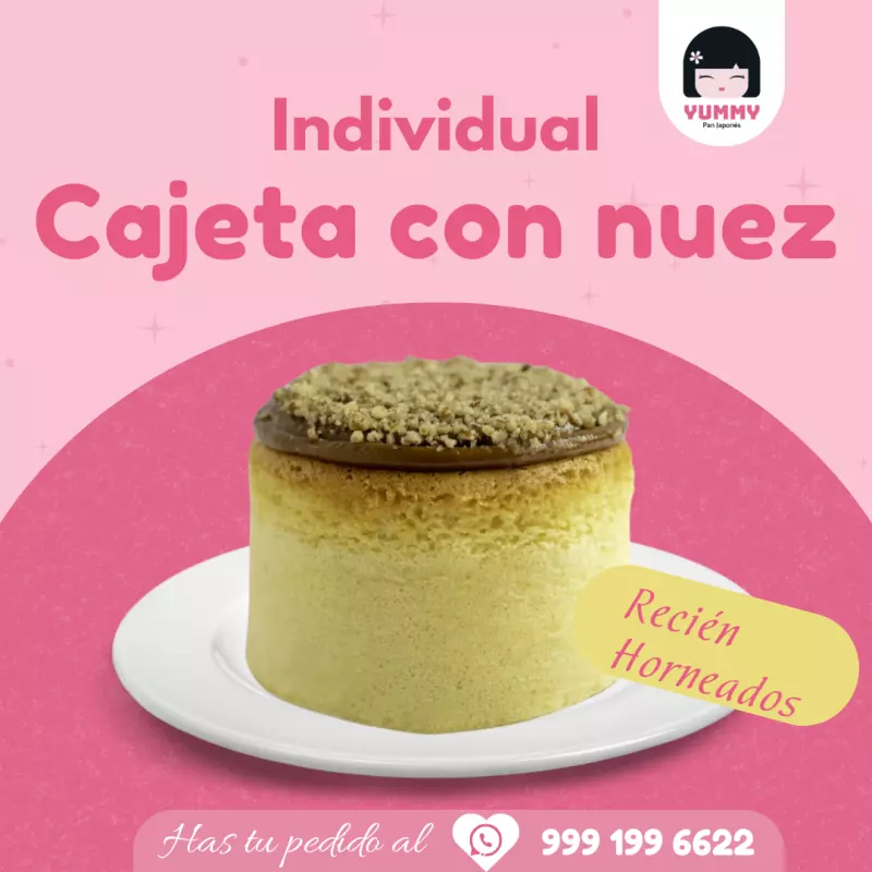 Cajeta con nuez