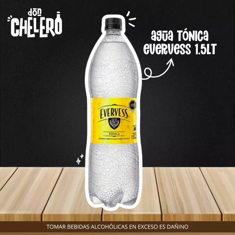 AGUA TONICA EVERVESSX1.5 LT.