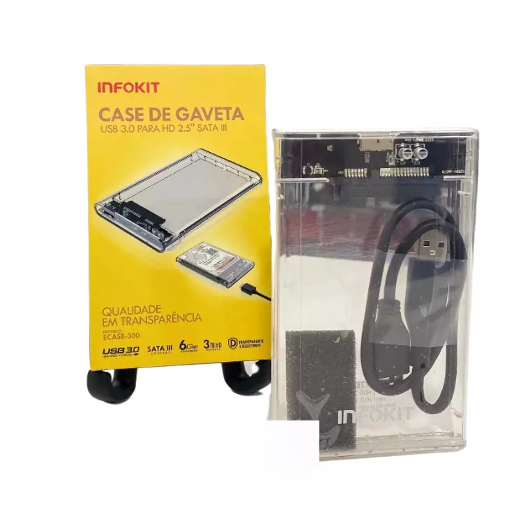 CASE DE GAVETA 3.0 INFOKIT 2.5