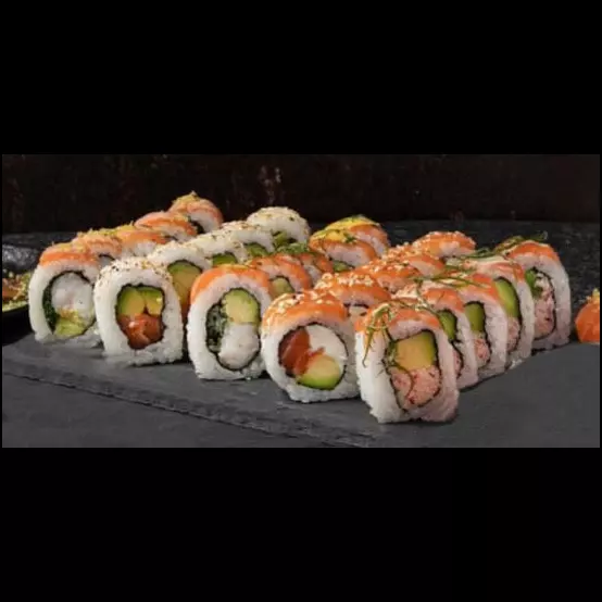 Arma tu roll : 2 pescados 2 verduras