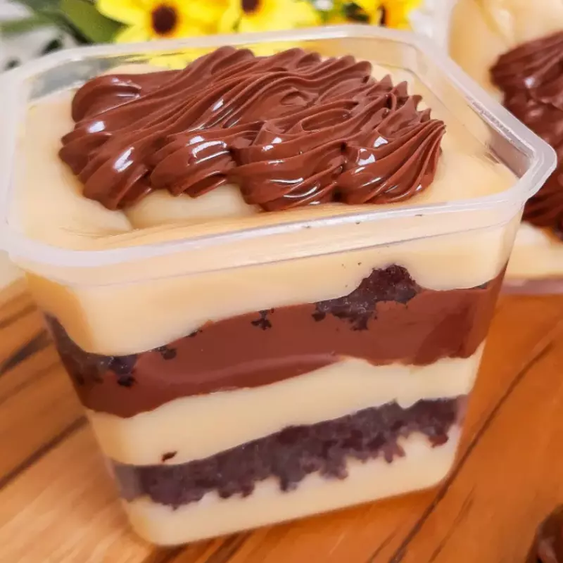 BOLO NO POTE NINHO C/NUTELLA