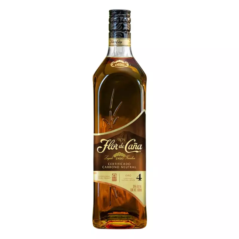 FLOR DE CAÑA 4 AÑOS 1 L