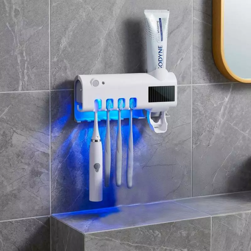 SOPORTE DE CEPILLO + DISPENSADOR SEN