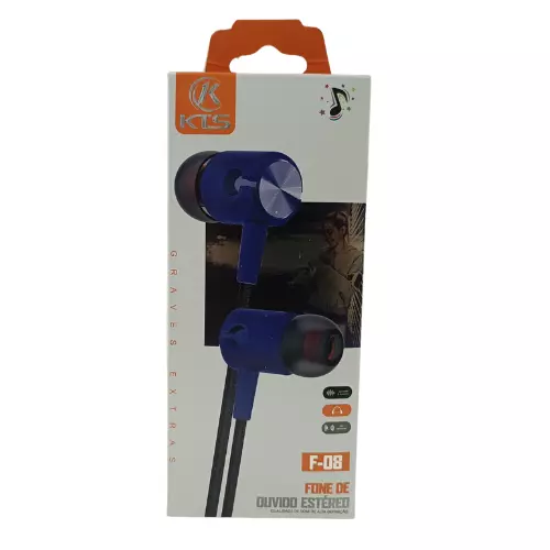 FONE DE OUVIDO KTS C/FIO F-08