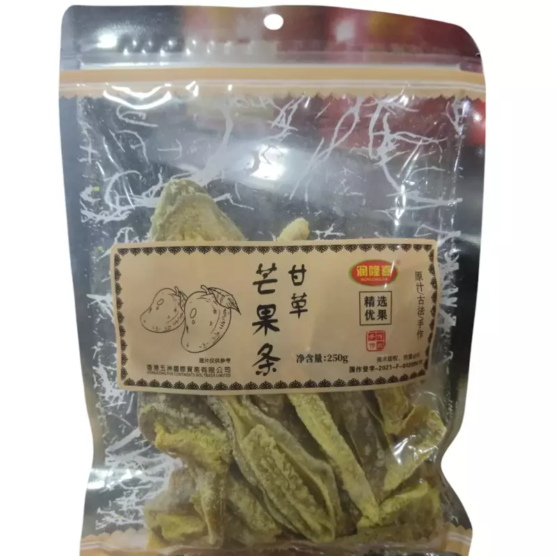 芒果条甘草味 palitos de mango