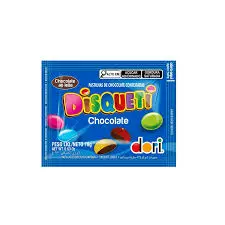CHOCOLATE DISQUETI BRANCO 18G