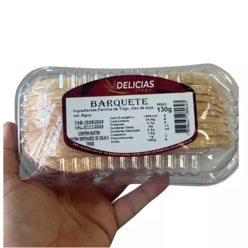 Barquete Delicias finas