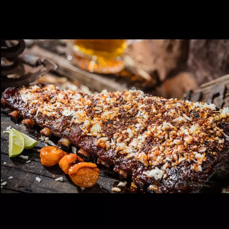 1/2 Rack de Costilla Macha