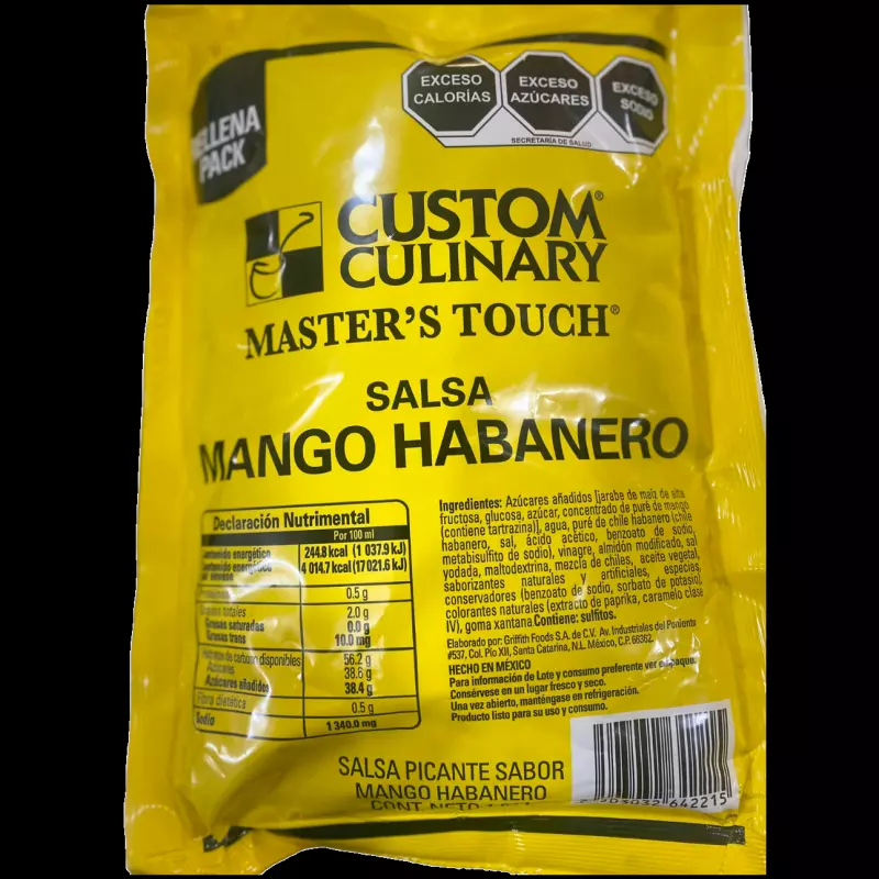 Salsa Mango Habanero Bolsa 2.0 kg
