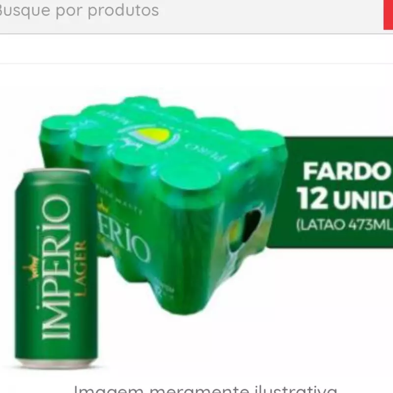 CERVEJA IMPERIO lager  473ML 12und