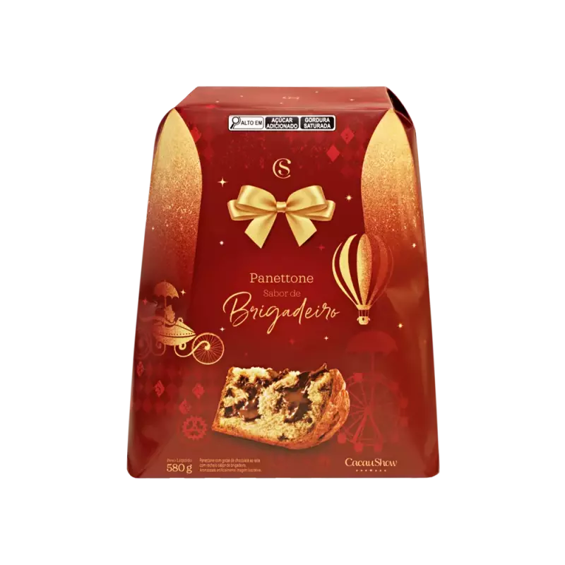Panetone Recheio de Brigadeiro 580g
