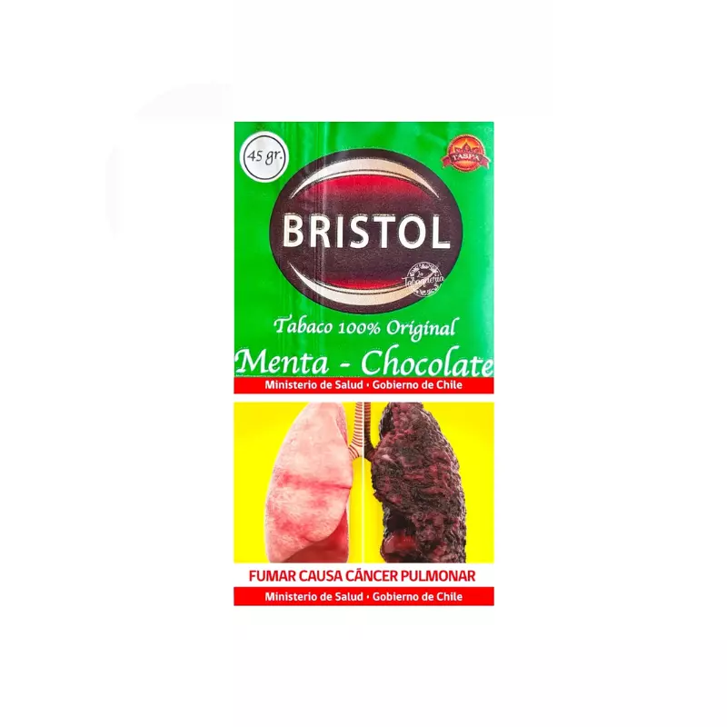 Tabaco Bristol Menta Chocolate 40 Gr